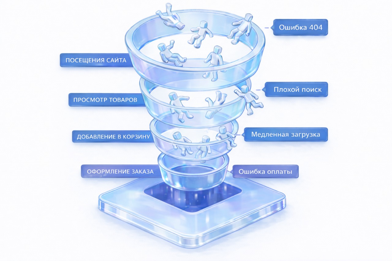 Реальная конверсия сайта
