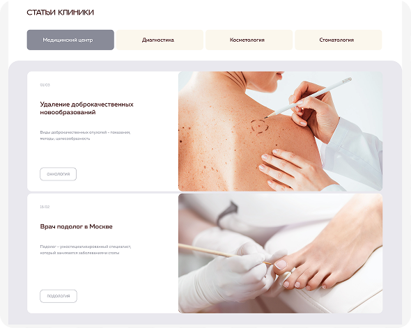 Каталог статей